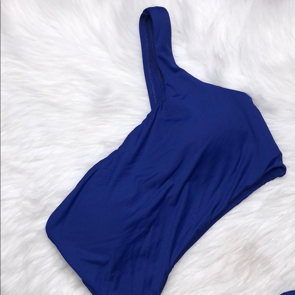 HP TRINA TURK OFF ONE SHOULDER CUT OUT SWIMSUIT 10 - Picture 2 of 6